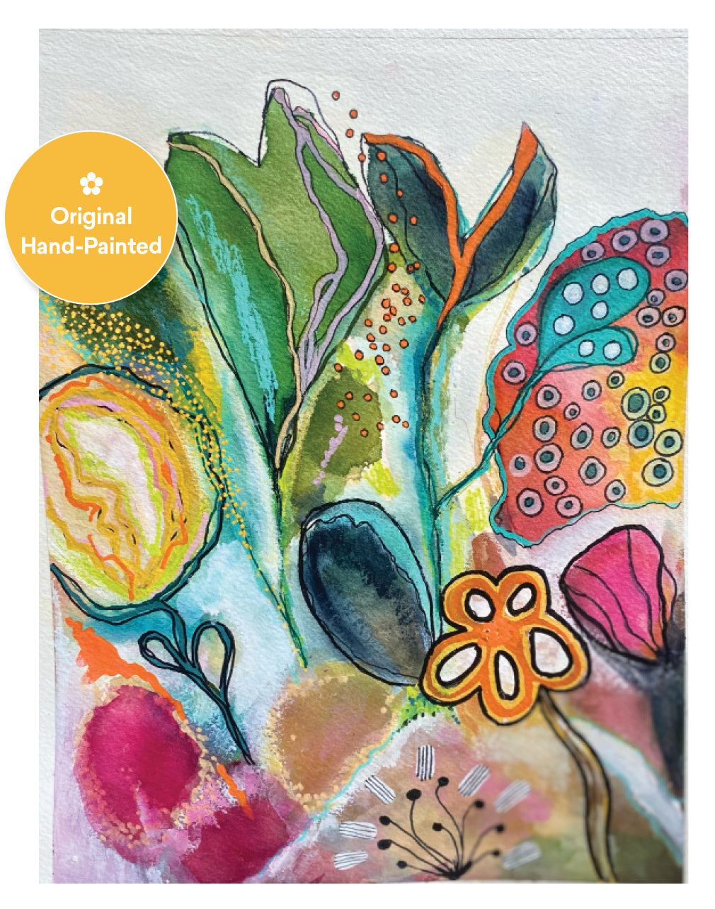 Garden Mosaic Original Painting