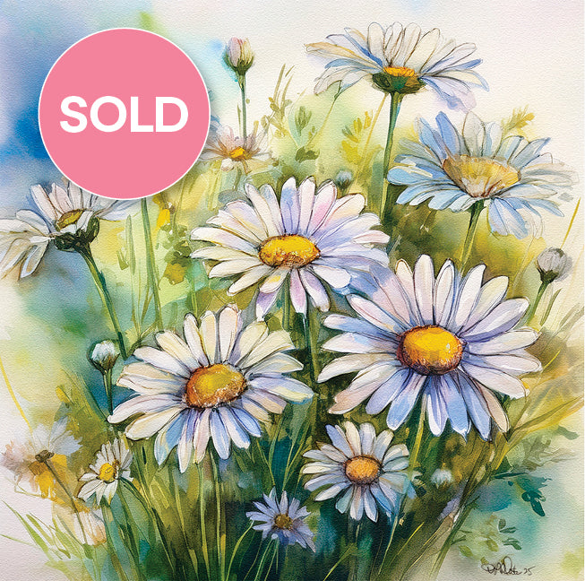 Daisies in the Sun Original Painting