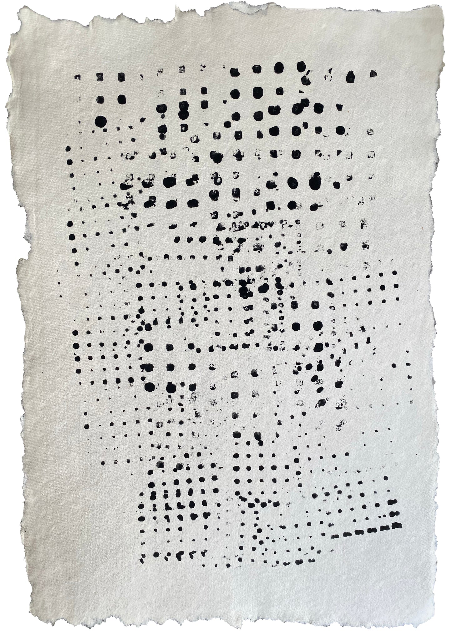 Abstract Original Art on Handmade Paper