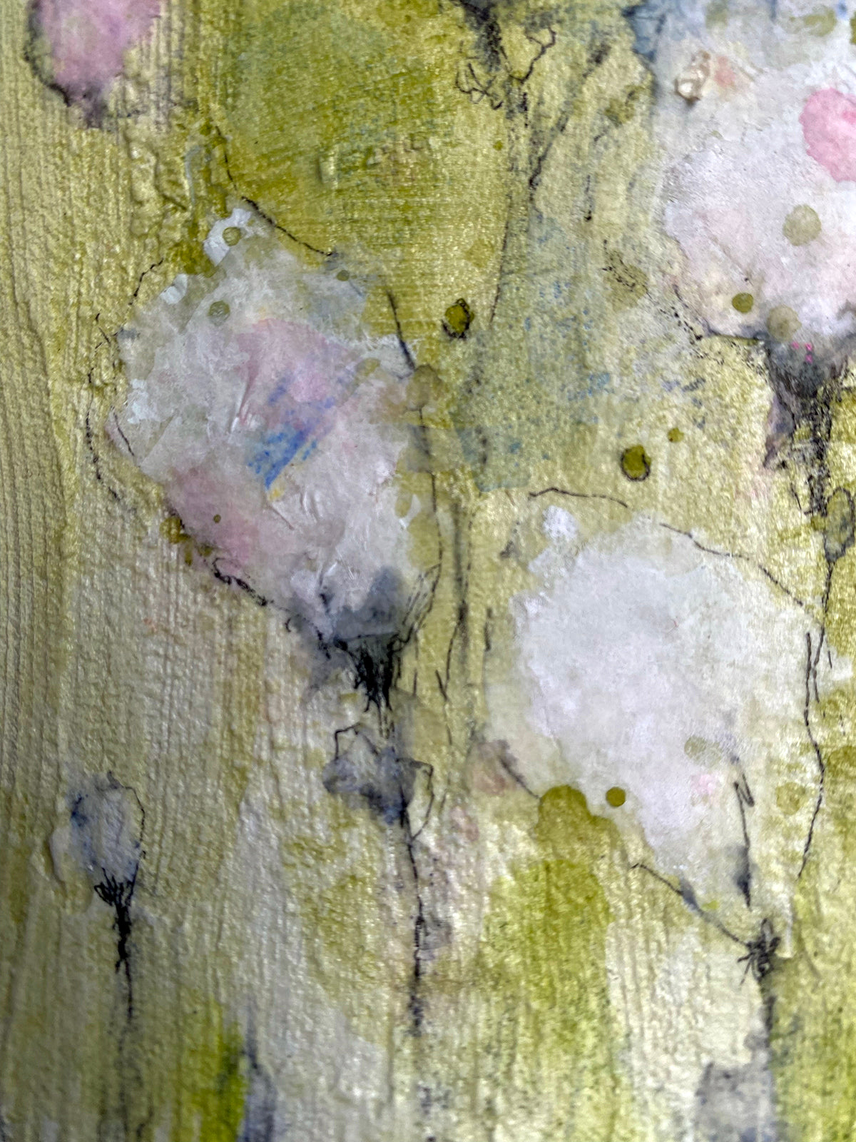Abstract Flowers Original Painting