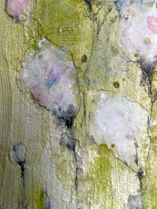 Abstract Flowers Original Painting