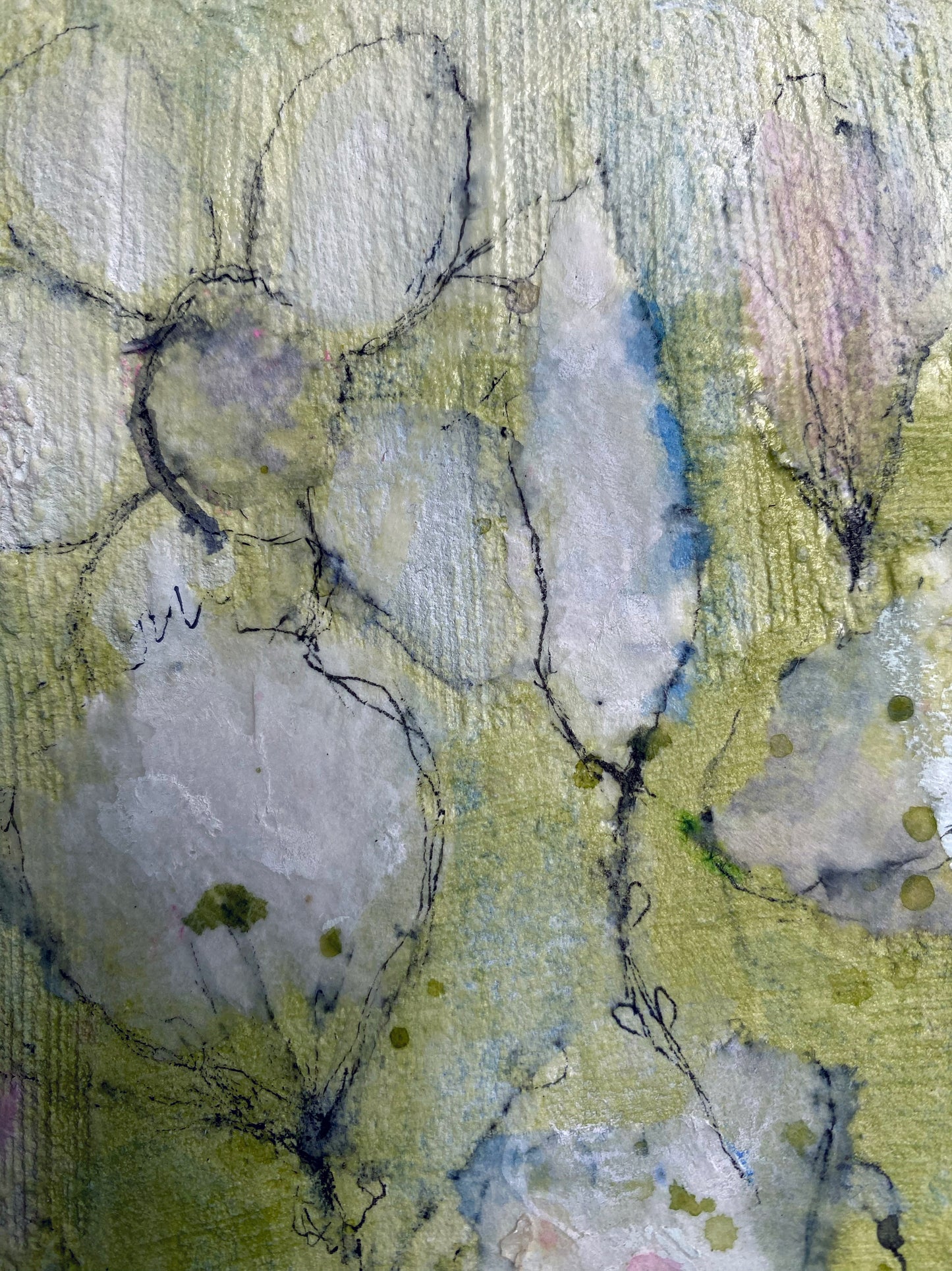 Abstract Flowers Original Painting