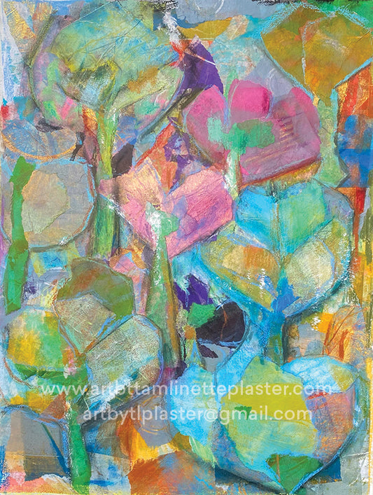 Kaleidoscope Flowers Giclee Print
