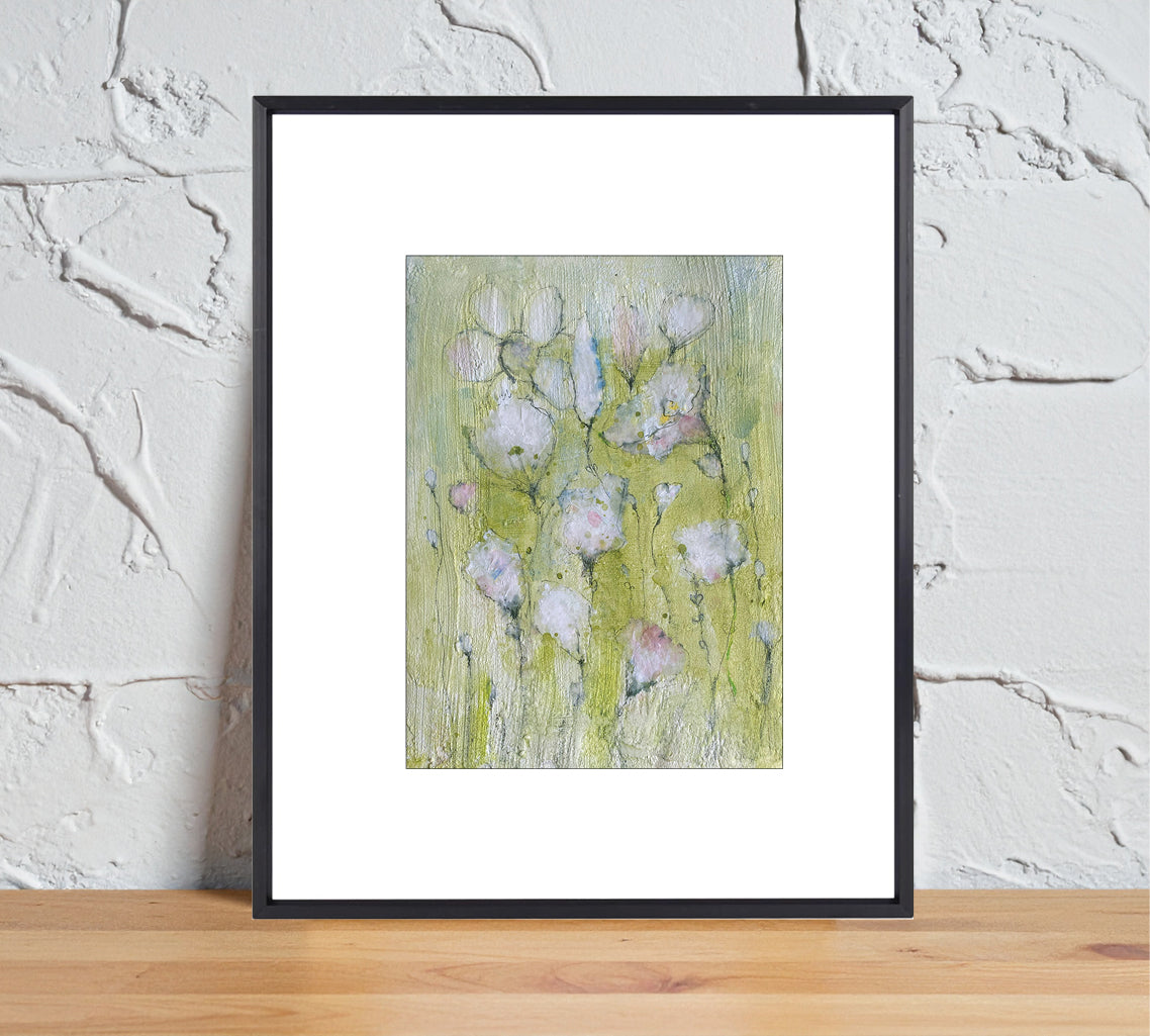 Abstract Flowers Original Painting