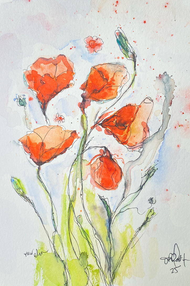 Saturated Orange Blooms