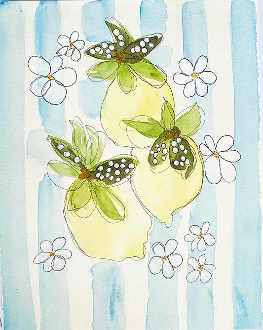 3 Lemons Giclee Print