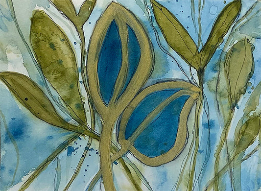 Creating Botanical Beauty: A Watercolor Journey with Japanese Art Supplies
