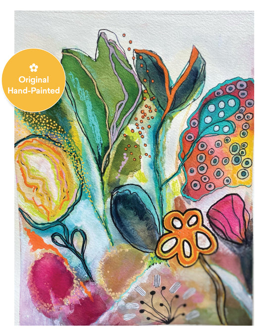 Garden Mosaic Original Painting