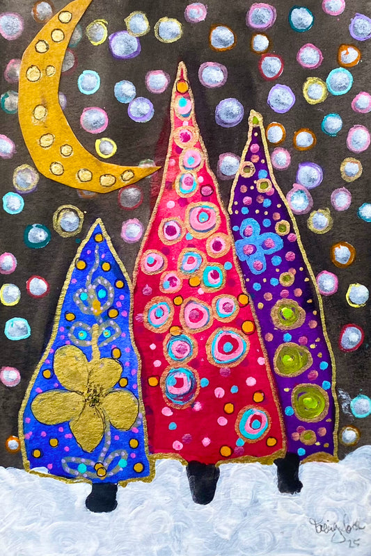 Christmas Tree Postcard