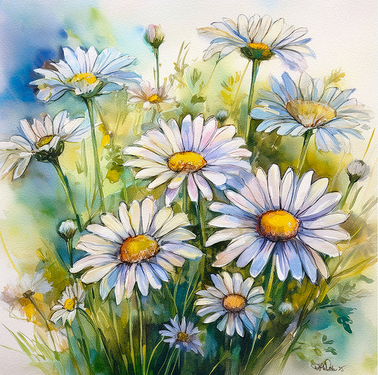 Daisies in the Sun Original Painting