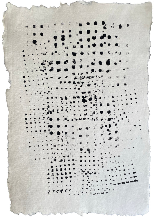 Abstract Original Art on Handmade Paper