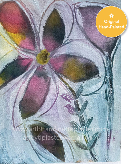 Lavender Bloom Original Painting