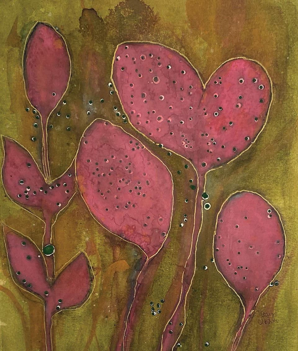 Original Watercolor &  Gouache Painting