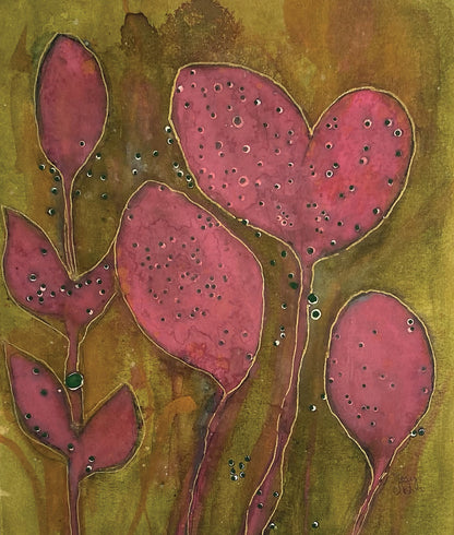 Original Watercolor &  Gouache Painting