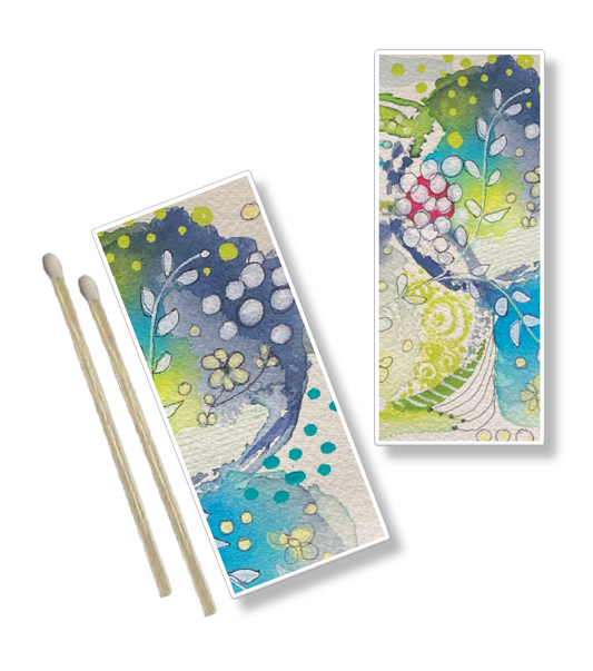 Decorative Matchbox in Abstract Zendangles