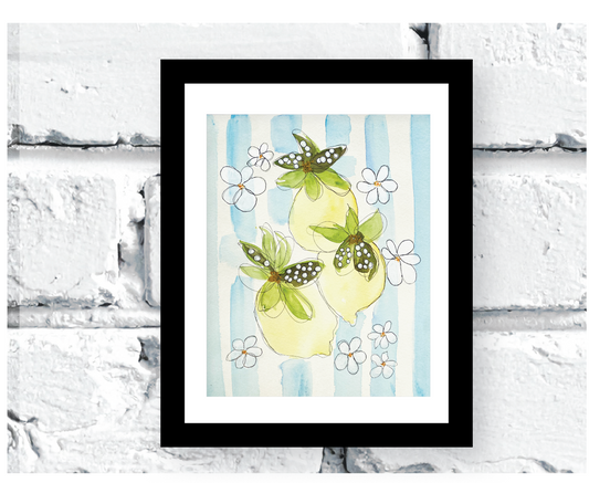 3 Lemons Giclee Print