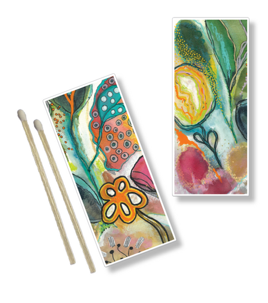 Decorative Matchbox in Garden Mosaic